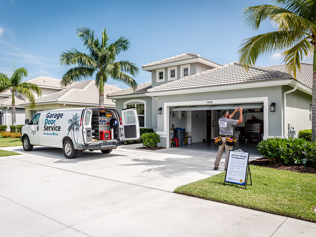 What Are The HOA Rules For Garage Door Replacement In Pembroke Pines?